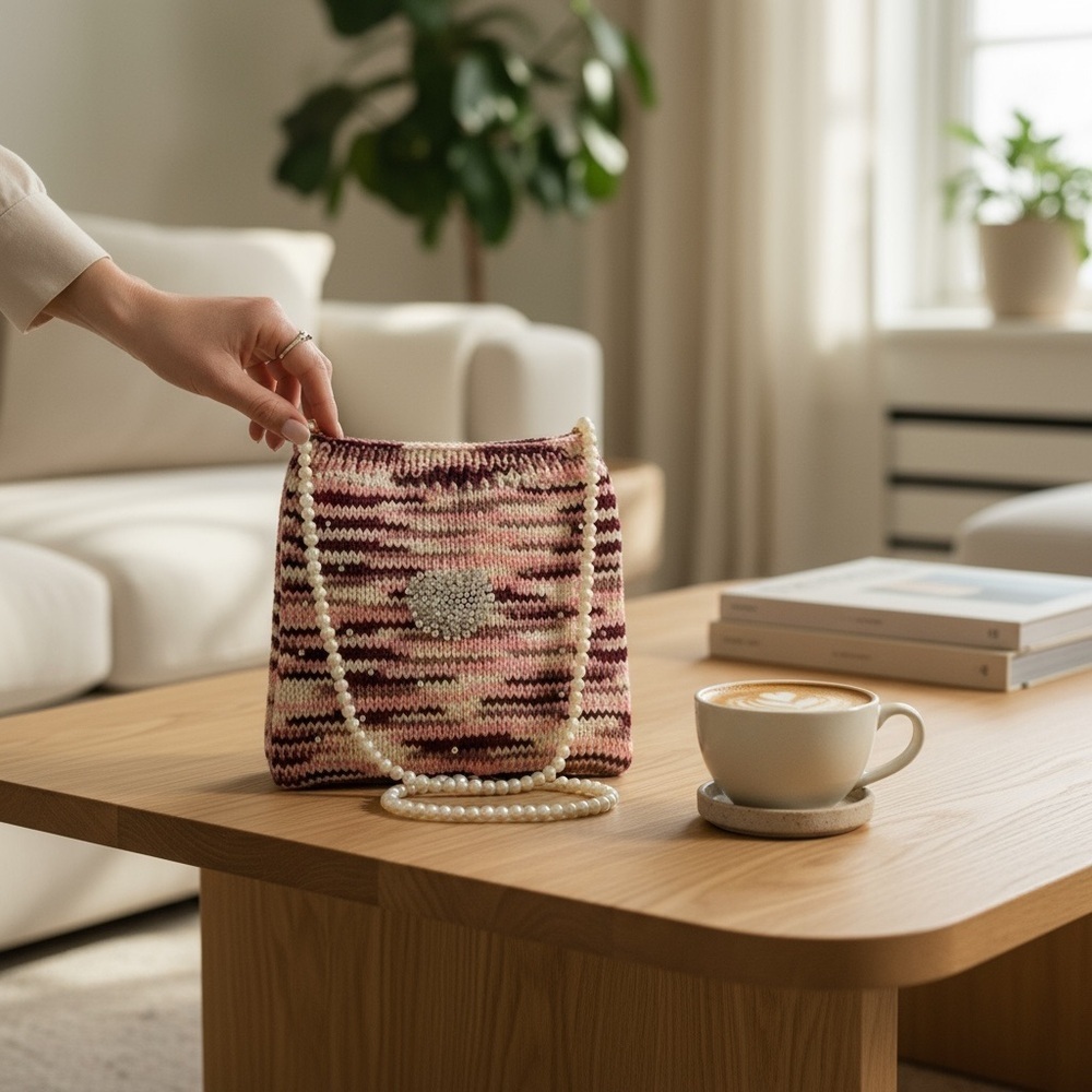 Stylish Pink Crossbody Bag